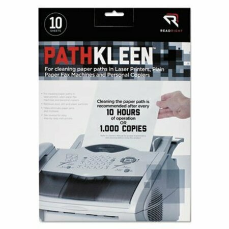 READ RIGHT Pathkleen Sheets, 8 1/2 X 11, 10PK RR1237